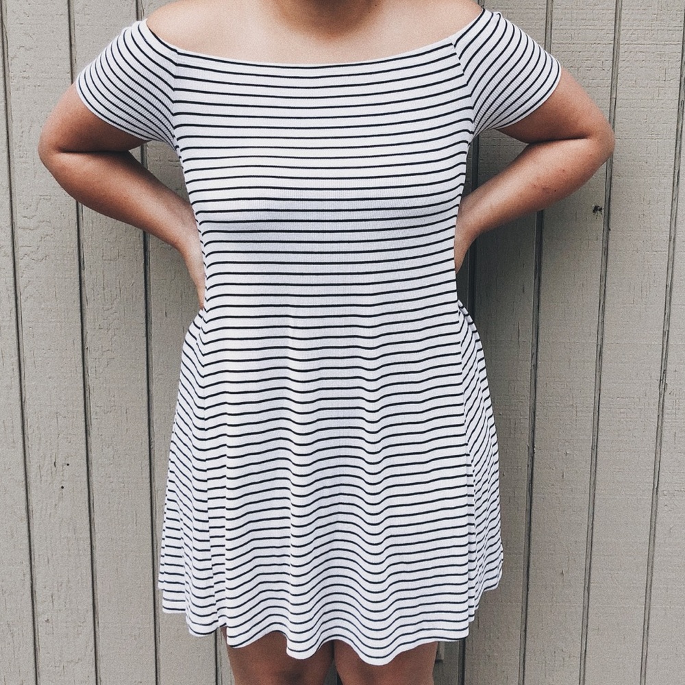 Off the shoulder dress